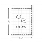 (PM225) Pillow - Tiny Minimal Icon Stickers