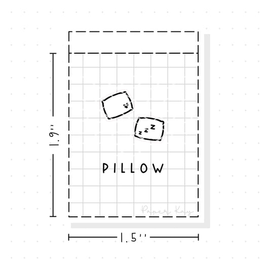 (PM225) Pillow - Tiny Minimal Icon Stickers