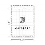 (PM226) Wardrobe - Tiny Minimal Icon Stickers