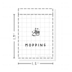 (PM227) Mopping - Tiny Minimal Icon Stickers