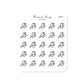 (PM231) Key - Tiny Minimal Icon Stickers