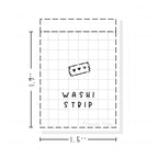(PM235) Washi Strip - Tiny Minimal Icon Stickers