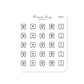 (PM236) Icon Flags - Tiny Minimal Icon Stickers