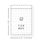 (PM239) Tick Box - Tiny Minimal Icon Stickers