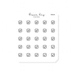 (PM239) Tick Box - Tiny Minimal Icon Stickers
