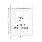 (PM244) Needle and Thread - Tiny Minimal Icon Stickers