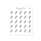 (PM246) Tweezers - Tiny Minimal Icon Stickers