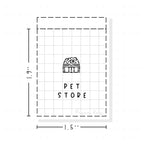 (PM251) Pet Store - Tiny Minimal Icon Stickers