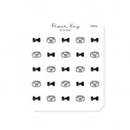 (PM252) Pet Dog - Tiny Minimal Icon Stickers
