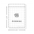 (PM254) Migraine - Tiny Minimal Icon Stickers