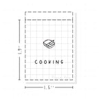 (PM273) Chopping Board - Tiny Minimal Icon Stickers