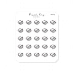 (PM273) Chopping Board - Tiny Minimal Icon Stickers