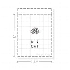 (PM288) Dot the Bear Car - Tiny Minimal Icon Stickers