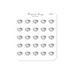 (PM299) Happy Emotions - Tiny Minimal Icon Stickers