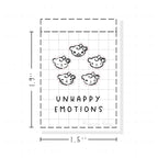 (PM300) Unhappy Emotions - Tiny Minimal Icon Stickers