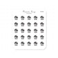 (PM308) Bonsai - Tiny Minimal Icon Stickers