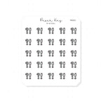 (PM321) ?! - Tiny Minimal Icon Stickers