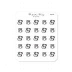 (PM328) DTB Bowling - Tiny Minimal Icon Stickers