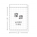 (PM329) DTB Work Time - Tiny Minimal Icon Stickers