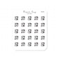 (PM329) DTB Work Time - Tiny Minimal Icon Stickers