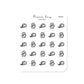 (PM336) Measuring Tape - Tiny Minimal Icon Stickers