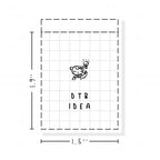 (PM339) Dot the Bear Idea - Tiny Minimal Icon Stickers