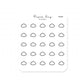 (PM340) Clouds - Tiny Minimal Icon Stickers