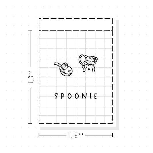 (PM341) Spoonie - Tiny Minimal Icon Stickers