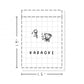 (PM348) Karaoke - Tiny Minimal Icon Stickers