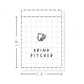 (PM354) Drink Pitcher/Jug - Tiny Minimal Icon Stickers