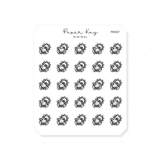 (PM367) DTB's Too Hot - Tiny Minimal Icon Stickers