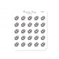 (PM367) DTB's Too Hot - Tiny Minimal Icon Stickers