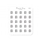 (PM372) Recipe Book - Tiny Minimal Icon Stickers