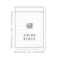 (PM376) Salad Dinner Plate - Tiny Minimal Icon Stickers