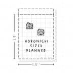 (PM380) Hobonichi Sized Planner - Tiny Minimal Icon Stickers