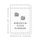 (PM380) Hobonichi Sized Planner - Tiny Minimal Icon Stickers