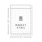 (PM381) Market Stall - Tiny Minimal Icon Stickers