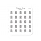 (PM381) Market Stall - Tiny Minimal Icon Stickers