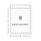 (PM384) Houseplant - Tiny Minimal Icon Stickers