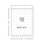 (PM388) Maths - Tiny Minimal Icon Stickers