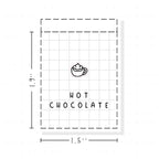 (PM395) Hot Chocolate - Tiny Minimal Icon Stickers