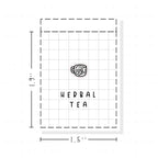 (PM396) Herbal Tea - Tiny Minimal Icon Stickers