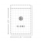 (PM399) Globe - Tiny Minimal Icon Stickers