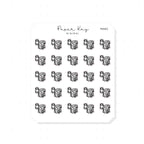 (PM401) Pub Quiz - Tiny Minimal Icon Stickers