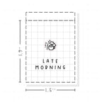 (PM405) Late Morning - Tiny Minimal Icon Stickers