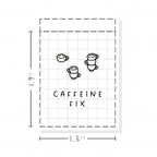 (PM414) Caffeine Fix - Tiny Minimal Icon Stickers