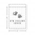 (PM418) Dot the Bear Feeling Loved - Tiny Minimal Icon Stickers