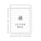 (PM425) Letter Mail - Tiny Minimal Icon Stickers