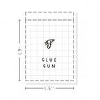 (PM427) Glue Gun - Tiny Minimal Icon Stickers