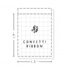 (PM428) Confetti Ribbon - Tiny Minimal Icon Stickers